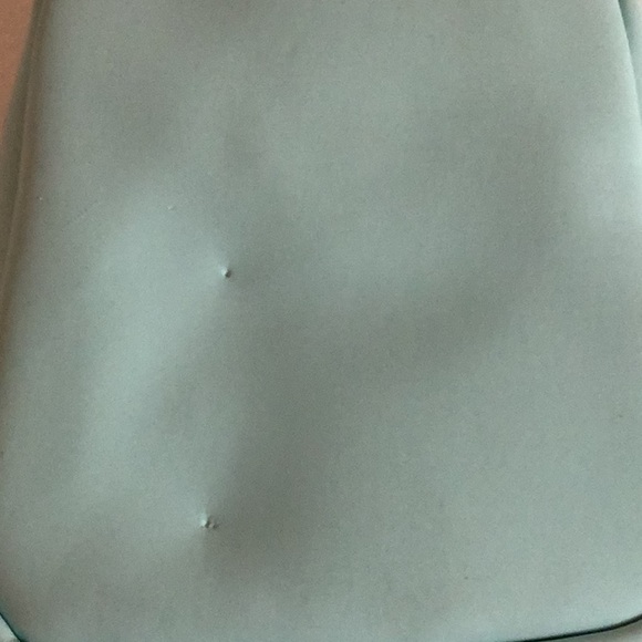 Claire’s Kids Mint Green Mini Backpack Keychain with Letter P - Picture 3 of 3